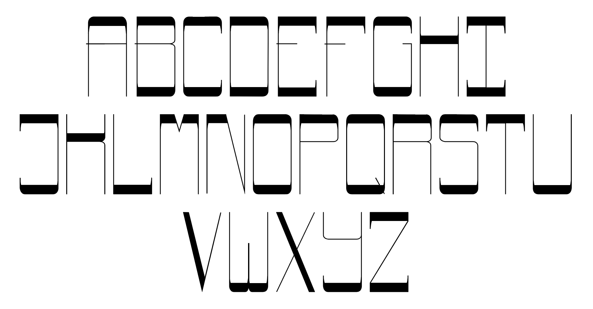 Schrift Tic Tac Regular